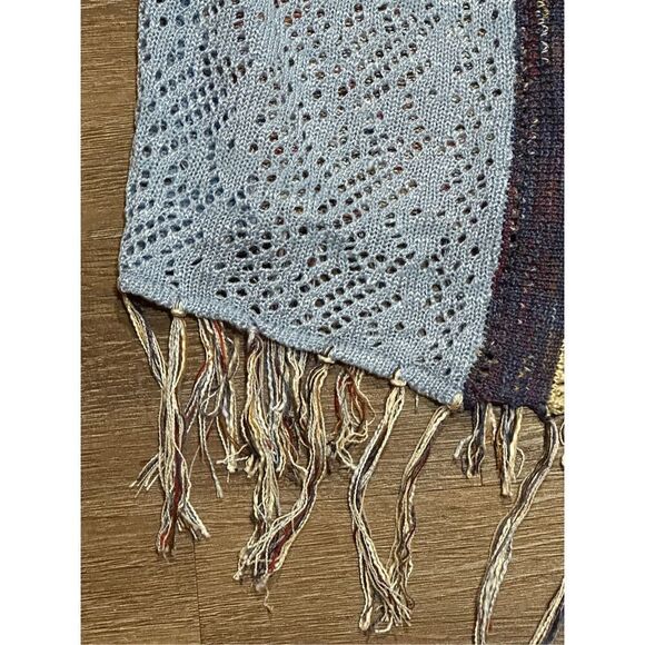 Hannah bohemian sweater vest fringe blue XL - Picture 6 of 7